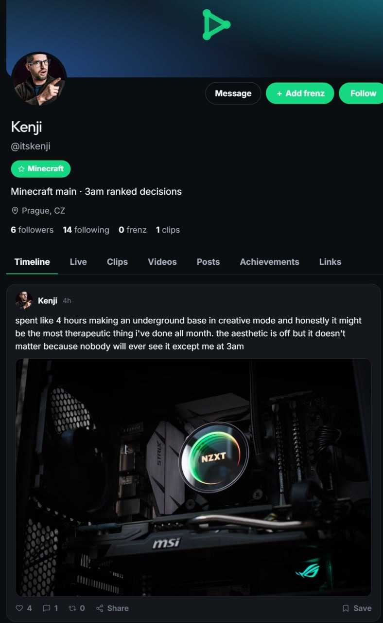 Real Frenz creator profile